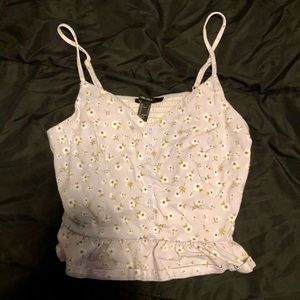 Forever 21 floral crop top